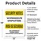 Signmission We Prosecute Shoplifters Bilingual OSHA Security Notice Sign, Aluminum, 12in W x 18in L, 2PK OS-2PACK-SN-A-1218-L-11680 - alternate 3